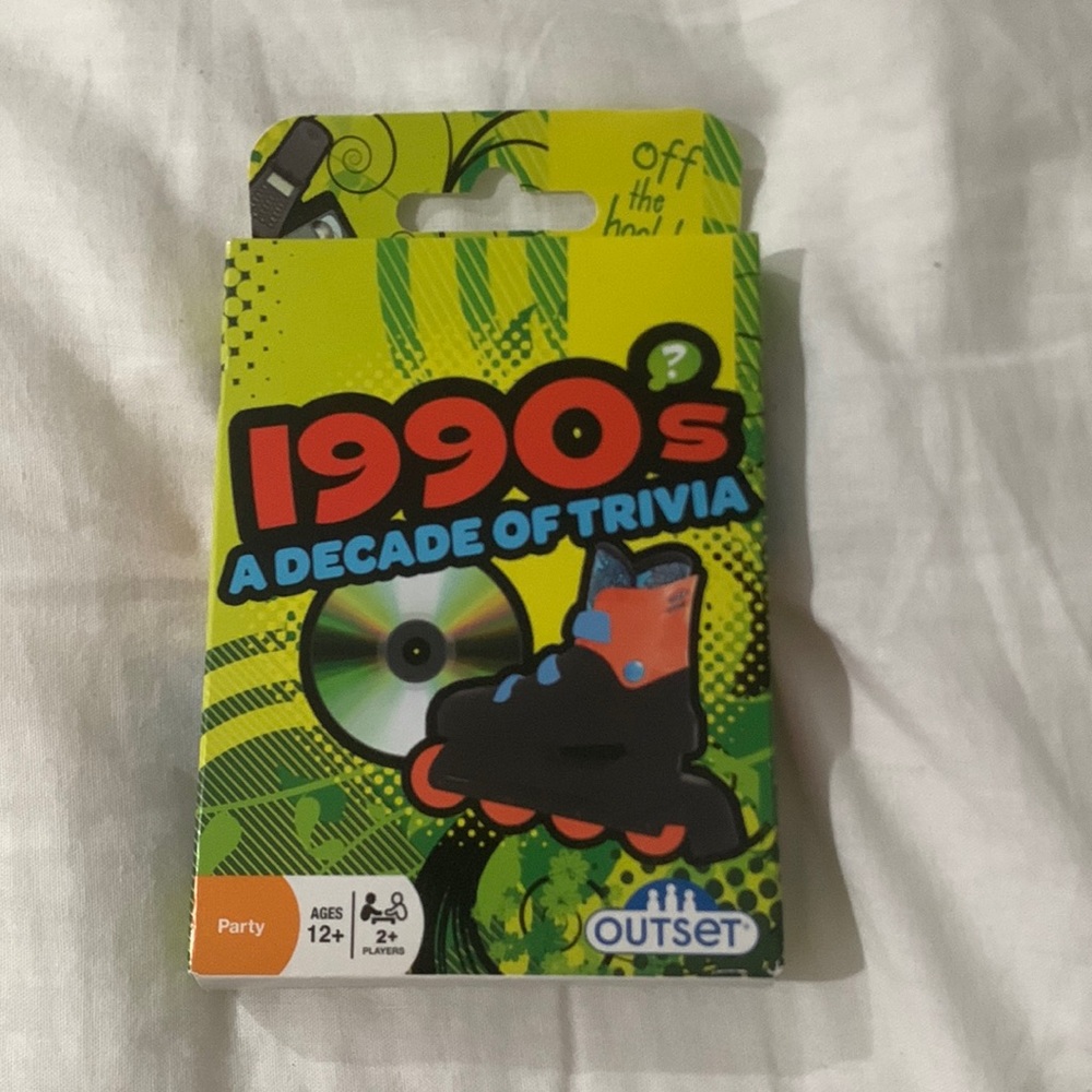 1990’s a decade of trivia cards 12+
